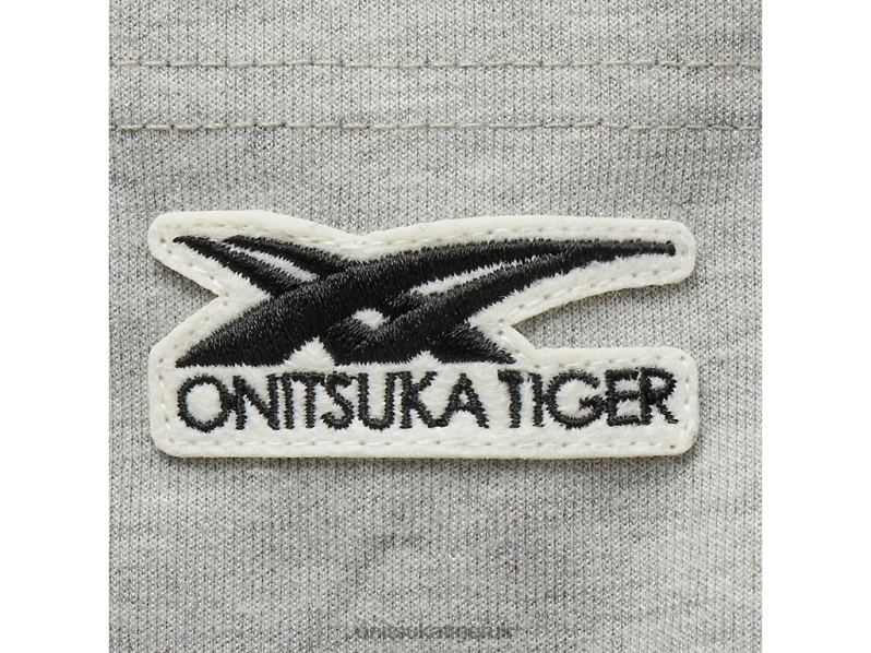 Unisex JOGGER PANTS XTBPR473 Clothing Onitsuka Tiger Heather Grey
