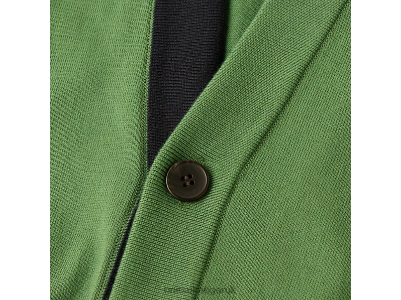 Unisex KNIT CARDIGAN XTBPR481 Clothing Onitsuka Tiger Bright Green