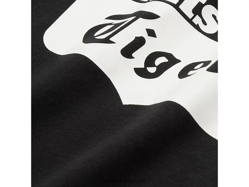 Unisex LOGO TEE XTBPR407 Clothing Onitsuka Tiger Black/White