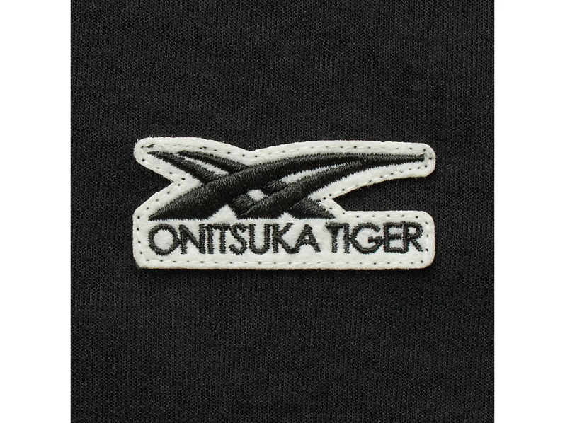 Unisex LONG SLEEVE TOP XTBPR475 Clothing Onitsuka Tiger Black