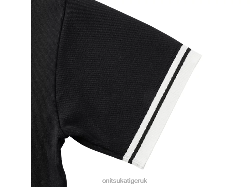Unisex SS TOP XTBPR410 Clothing Onitsuka Tiger Black
