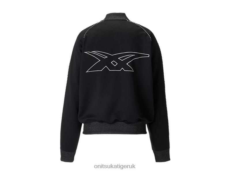 Unisex TRACK TOP XTBPR412 Clothing Onitsuka Tiger Black