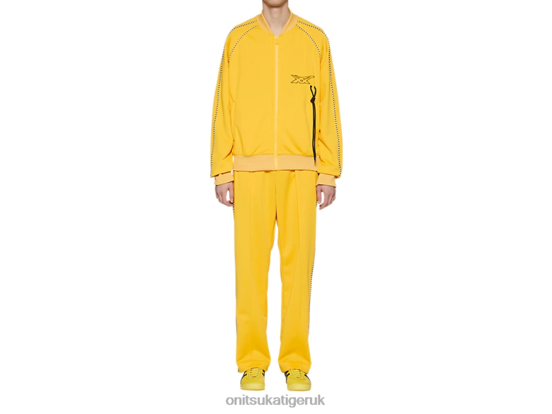 Unisex TRACK TOP XTBPR418 Clothing Onitsuka Tiger Yellow