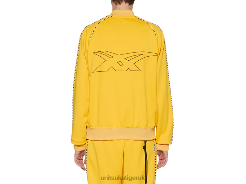 Unisex TRACK TOP XTBPR418 Clothing Onitsuka Tiger Yellow