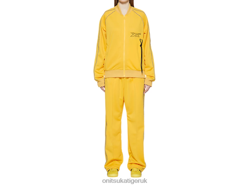 Unisex TRACK TOP XTBPR418 Clothing Onitsuka Tiger Yellow