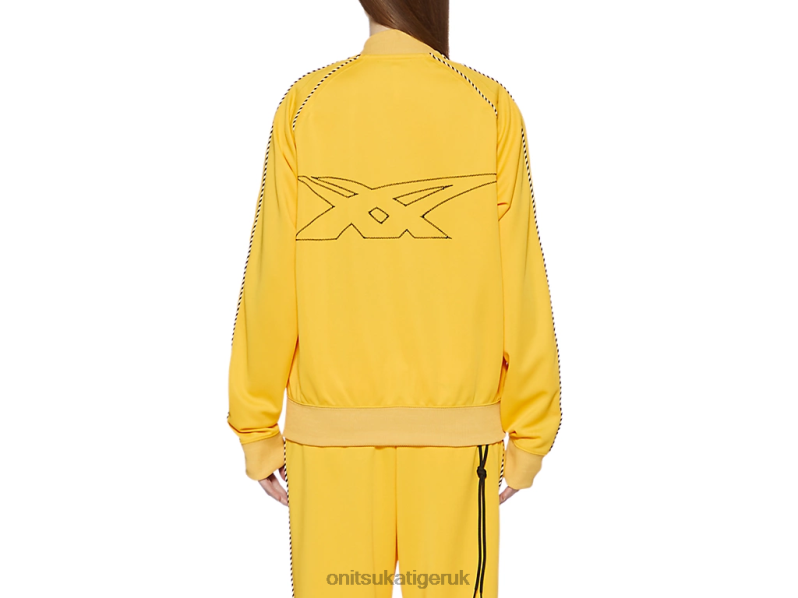 Unisex TRACK TOP XTBPR418 Clothing Onitsuka Tiger Yellow