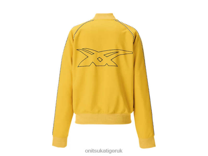 Unisex TRACK TOP XTBPR418 Clothing Onitsuka Tiger Yellow