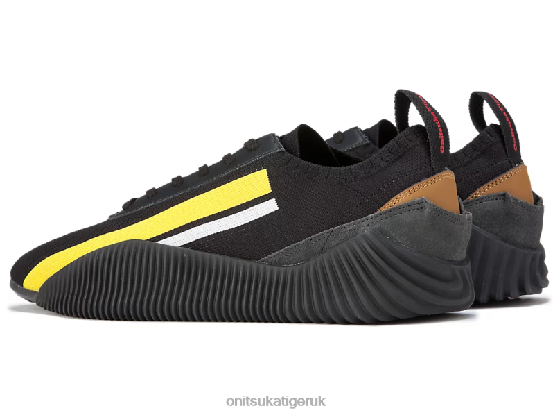 Unisex ACROMOUNT KNIT XTBPR246 Shoes Onitsuka Tiger Black/Vibrant Yellow