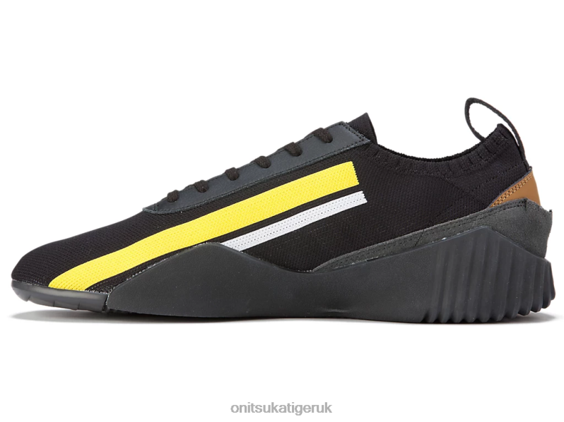 Unisex ACROMOUNT KNIT XTBPR246 Shoes Onitsuka Tiger Black/Vibrant Yellow