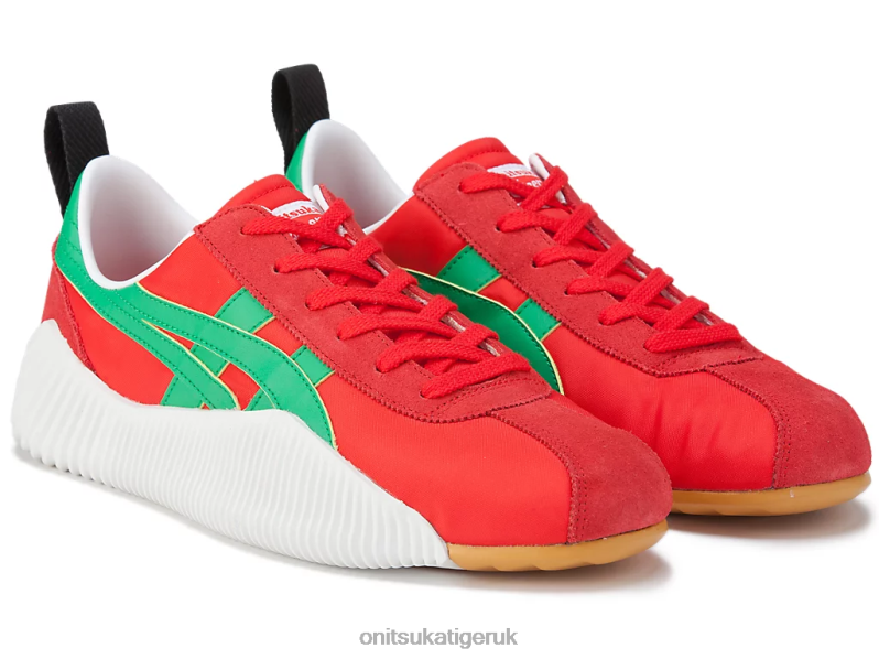 Unisex ACROMOUNT XTBPR241 Shoes Onitsuka Tiger Classic Red/Cilantro