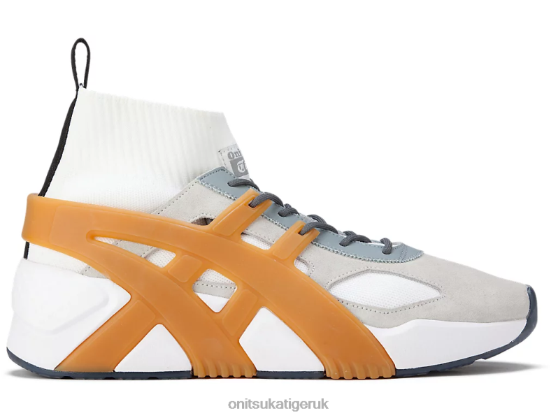 Unisex BIG LOGO TRAINER 2.0 SOCK XTBPR244 Shoes Onitsuka Tiger Glacier Grey/Tan Presidio