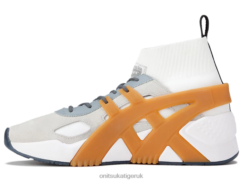 Unisex BIG LOGO TRAINER 2.0 SOCK XTBPR244 Shoes Onitsuka Tiger Glacier Grey/Tan Presidio