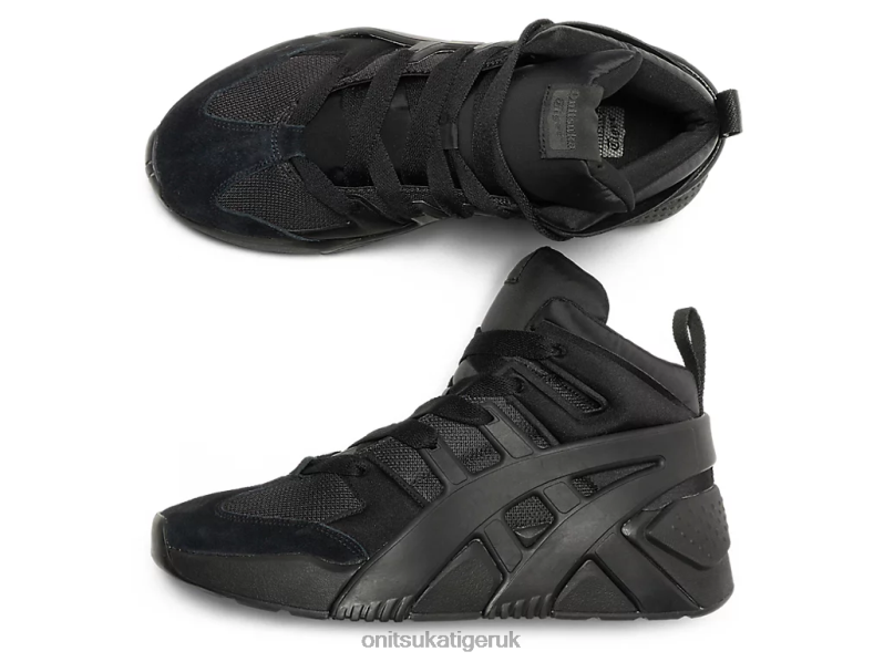Unisex BIG LOGO TRAINER PUFFED XTBPR203 Shoes Onitsuka Tiger Black