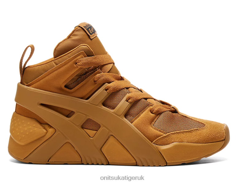 Unisex BIG LOGO TRAINER PUFFED XTBPR207 Shoes Onitsuka Tiger Tan Presidio
