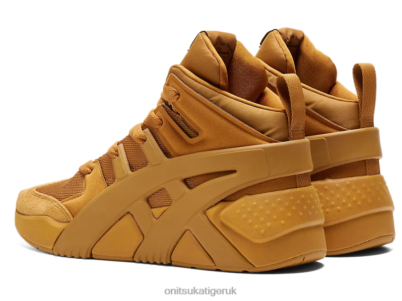 Unisex BIG LOGO TRAINER PUFFED XTBPR207 Shoes Onitsuka Tiger Tan Presidio
