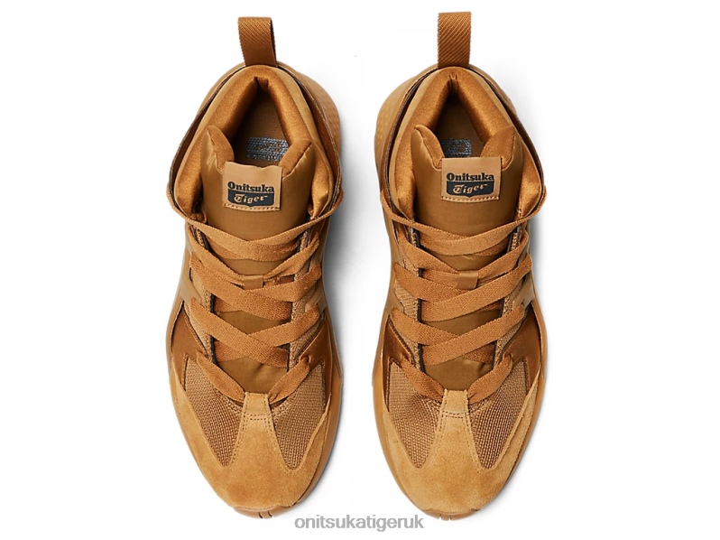 Unisex BIG LOGO TRAINER PUFFED XTBPR207 Shoes Onitsuka Tiger Tan Presidio