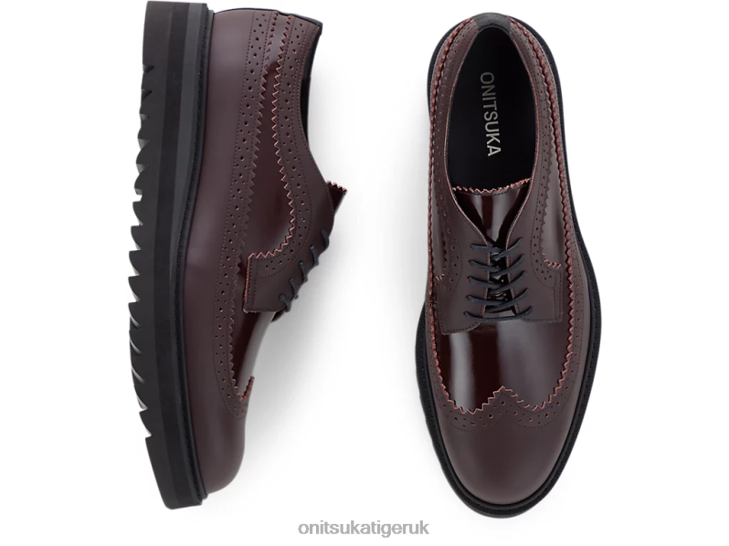 Unisex BROGUE XTBPR217 Shoes Onitsuka Tiger Burgundy