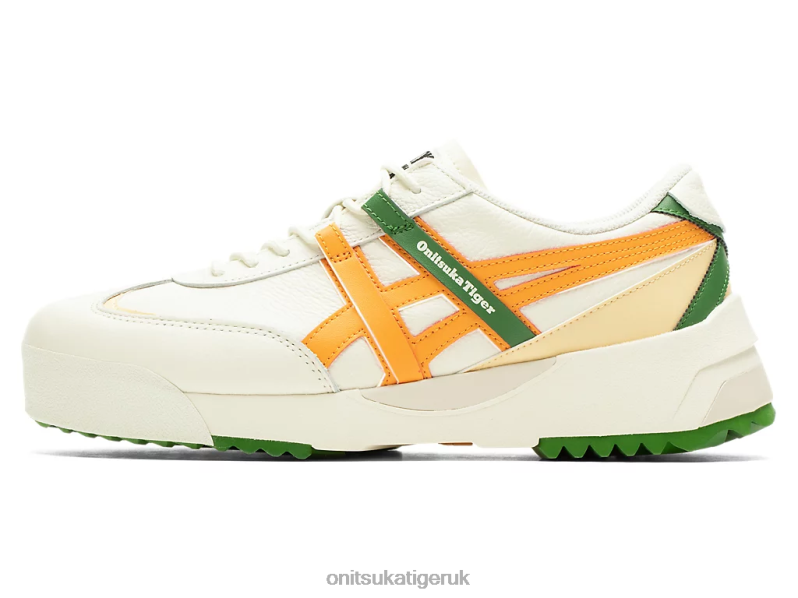 Unisex DELEGATION EX XTBPR105 Shoes Onitsuka Tiger Cream/Citrus
