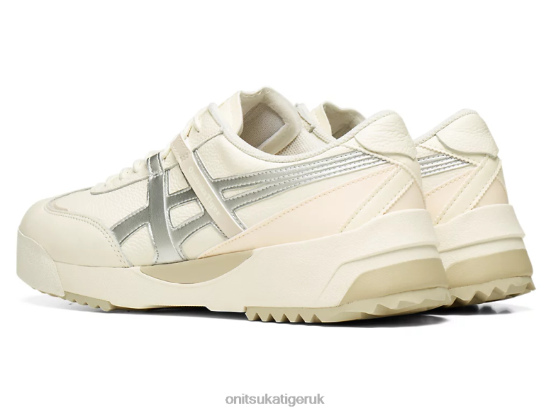Unisex DELEGATION EX XTBPR112 Shoes Onitsuka Tiger Cream/Pure Silver