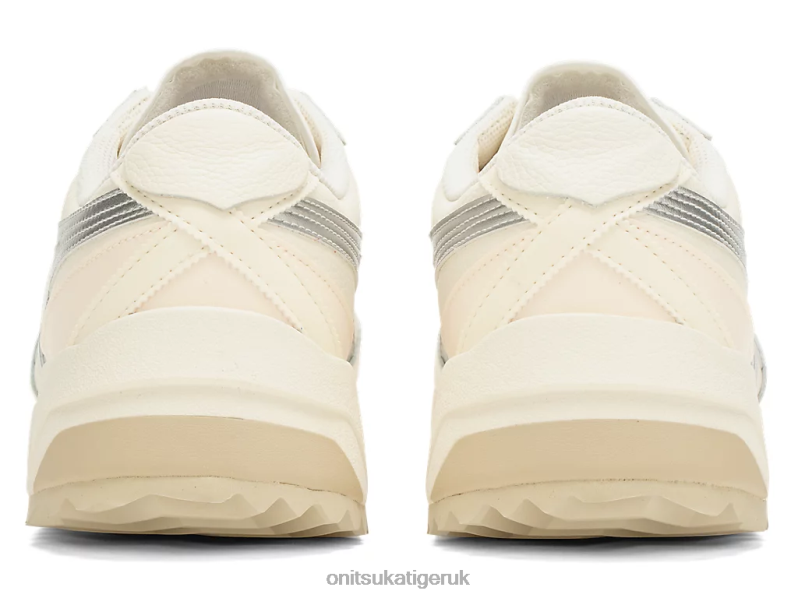 Unisex DELEGATION EX XTBPR112 Shoes Onitsuka Tiger Cream/Pure Silver