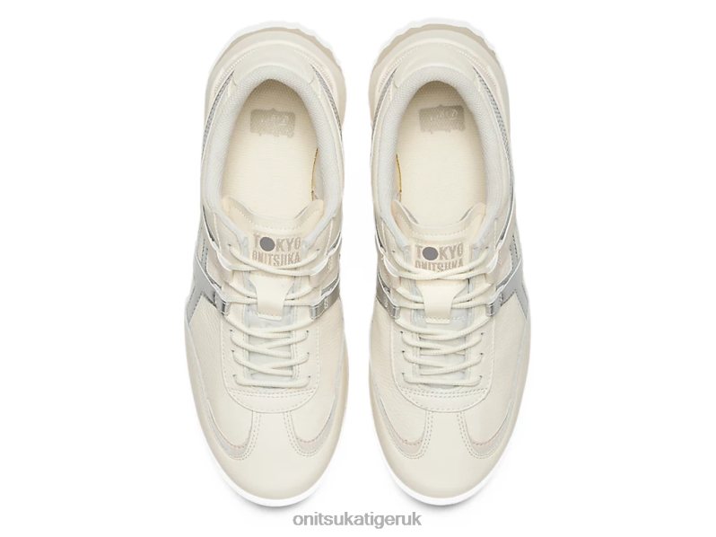 Unisex DELEGATION EX XTBPR112 Shoes Onitsuka Tiger Cream/Pure Silver