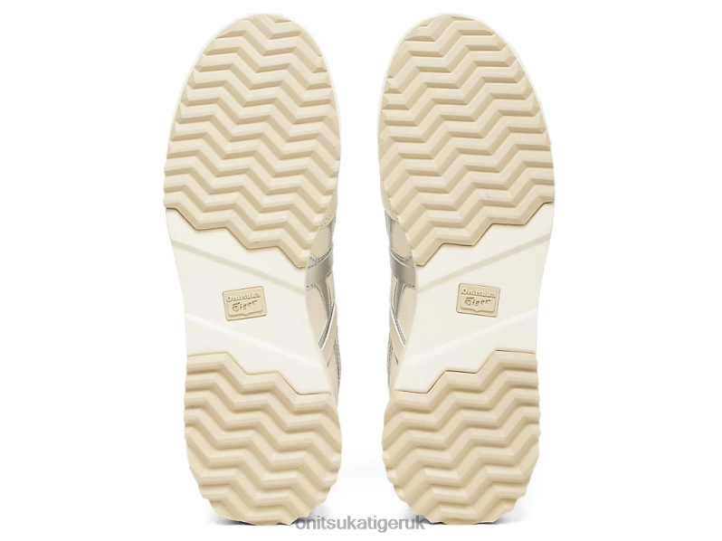 Unisex DELEGATION EX XTBPR112 Shoes Onitsuka Tiger Cream/Pure Silver