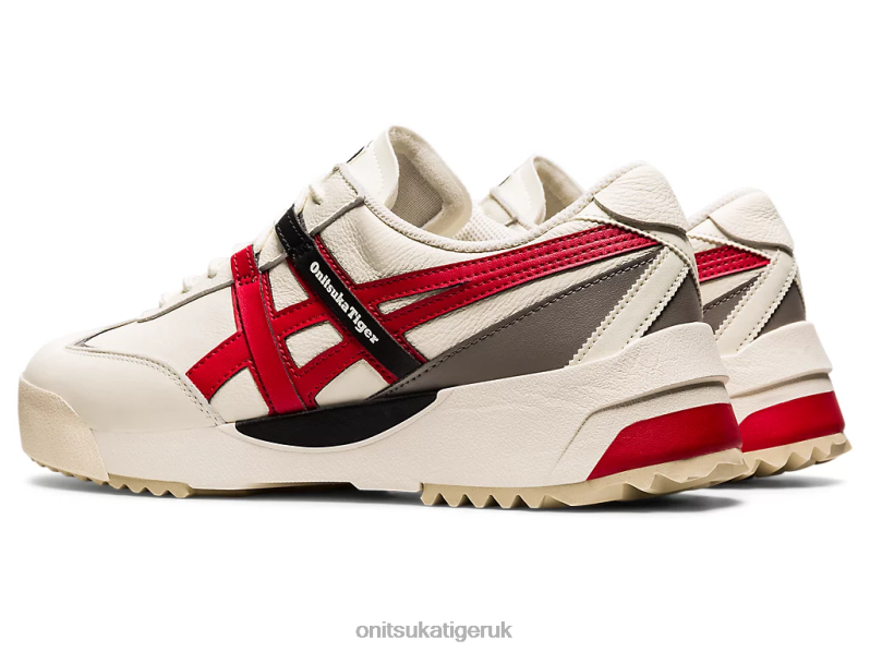 Unisex DELEGATION EX XTBPR265 Shoes Onitsuka Tiger Cream/Classic Red