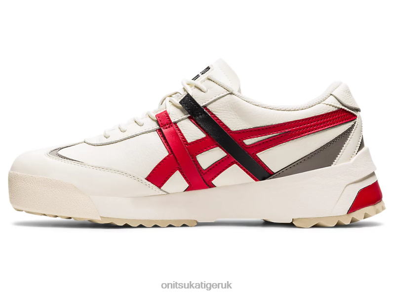 Unisex DELEGATION EX XTBPR265 Shoes Onitsuka Tiger Cream/Classic Red