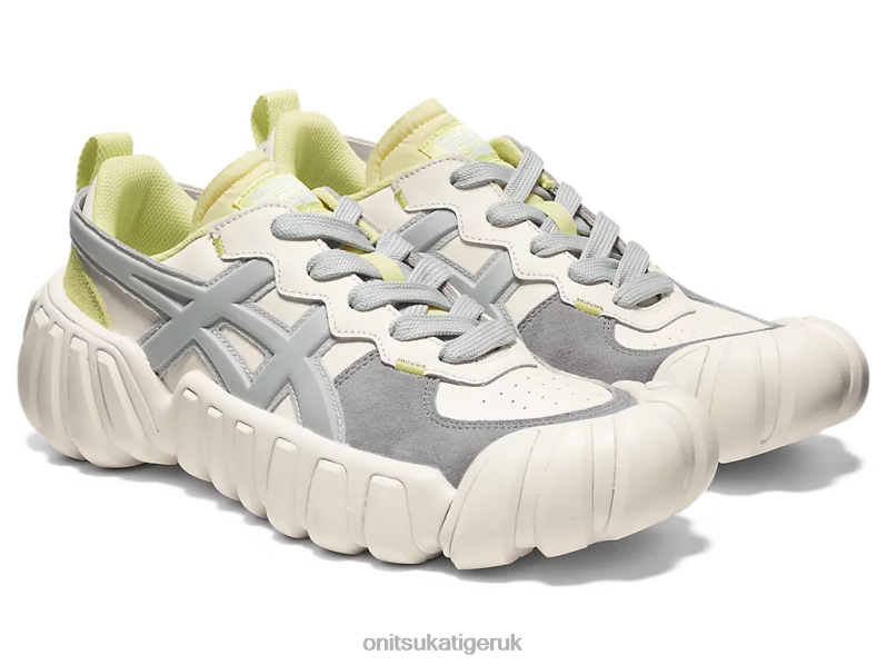 Unisex DENTIGRE LS XTBPR109 Shoes Onitsuka Tiger Cream/Glacier Grey