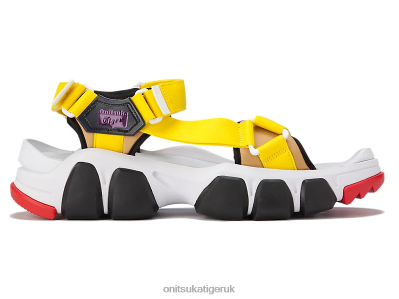 Unisex DENTIGRE STRAP XTBPR232 Shoes Onitsuka Tiger White/Vibrant Yellow
