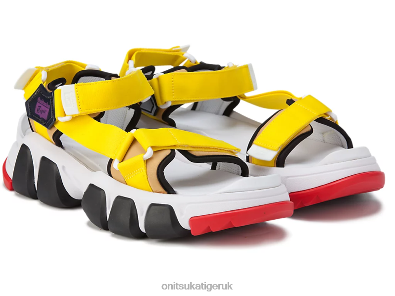 Unisex DENTIGRE STRAP XTBPR232 Shoes Onitsuka Tiger White/Vibrant Yellow