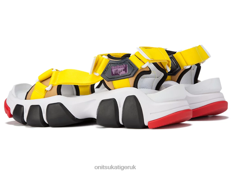 Unisex DENTIGRE STRAP XTBPR232 Shoes Onitsuka Tiger White/Vibrant Yellow