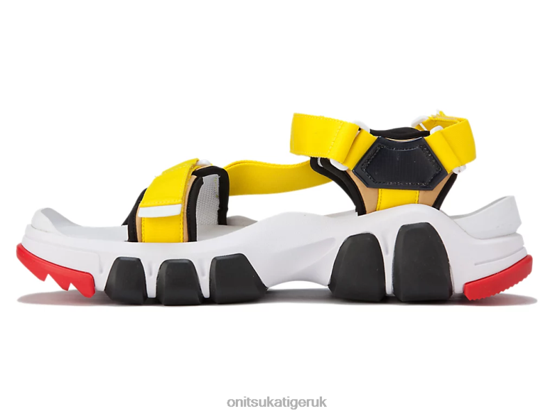 Unisex DENTIGRE STRAP XTBPR232 Shoes Onitsuka Tiger White/Vibrant Yellow