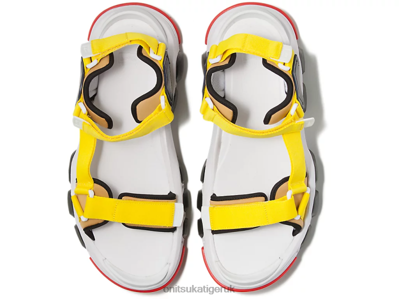 Unisex DENTIGRE STRAP XTBPR232 Shoes Onitsuka Tiger White/Vibrant Yellow