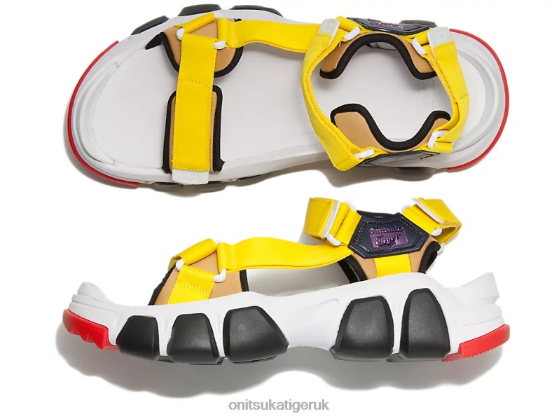 Unisex DENTIGRE STRAP XTBPR232 Shoes Onitsuka Tiger White/Vibrant Yellow