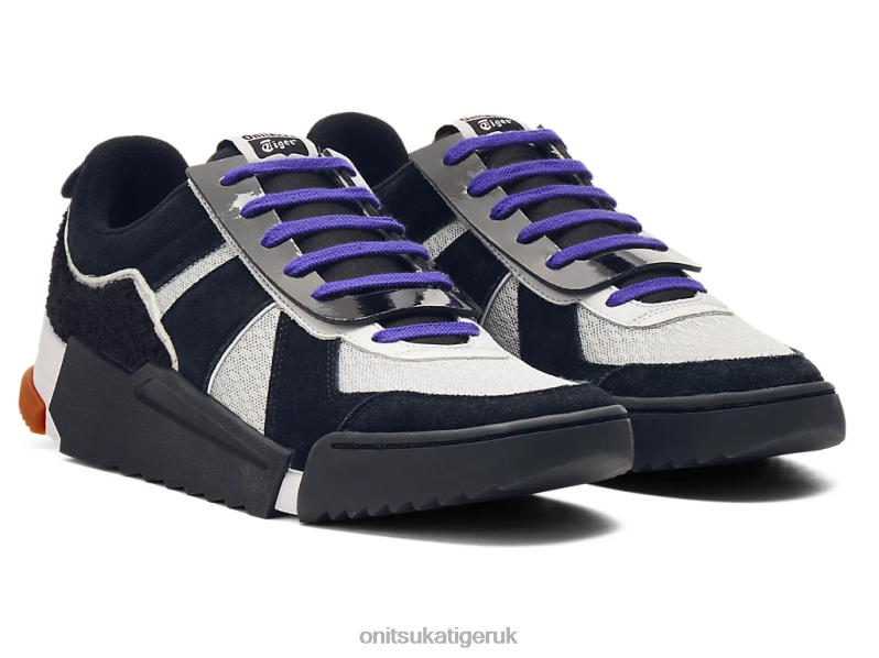 Unisex D-TRAINER SLIP-ON XTBPR205 Shoes Onitsuka Tiger Black/Glacier Grey