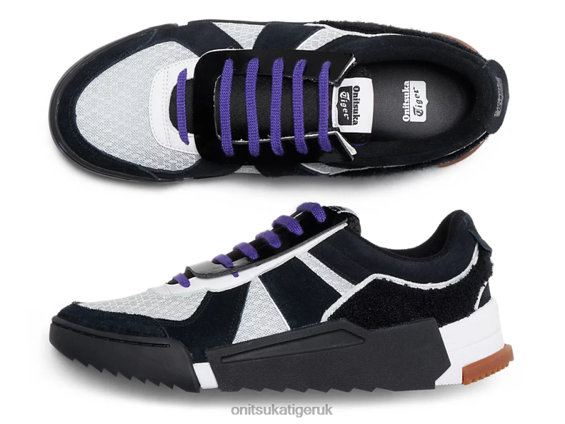 Unisex D-TRAINER SLIP-ON XTBPR205 Shoes Onitsuka Tiger Black/Glacier Grey