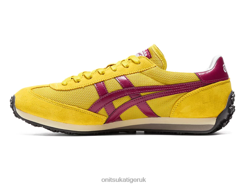 Unisex EDR 78 XTBPR52 Shoes Onitsuka Tiger Mustard/Dried Berry