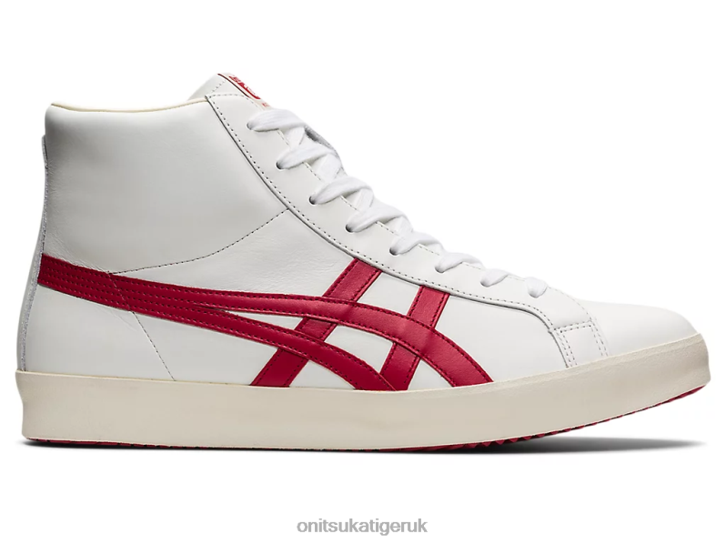 Unisex FABRE HI NM XTBPR138 Shoes Onitsuka Tiger White/Classic Red