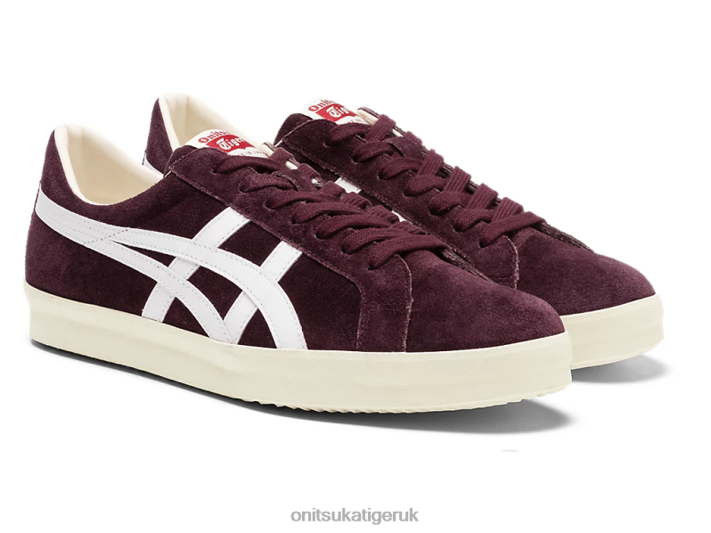 Unisex FABRE NM XTBPR142 Shoes Onitsuka Tiger Deep Mars/White