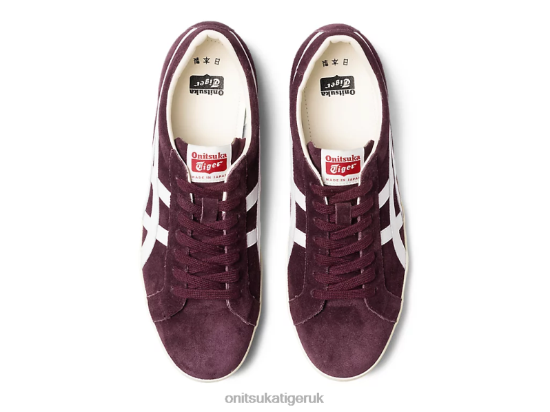 Unisex FABRE NM XTBPR142 Shoes Onitsuka Tiger Deep Mars/White