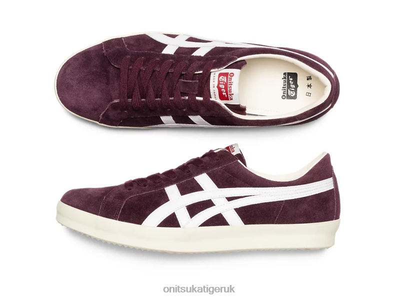 Unisex FABRE NM XTBPR142 Shoes Onitsuka Tiger Deep Mars/White