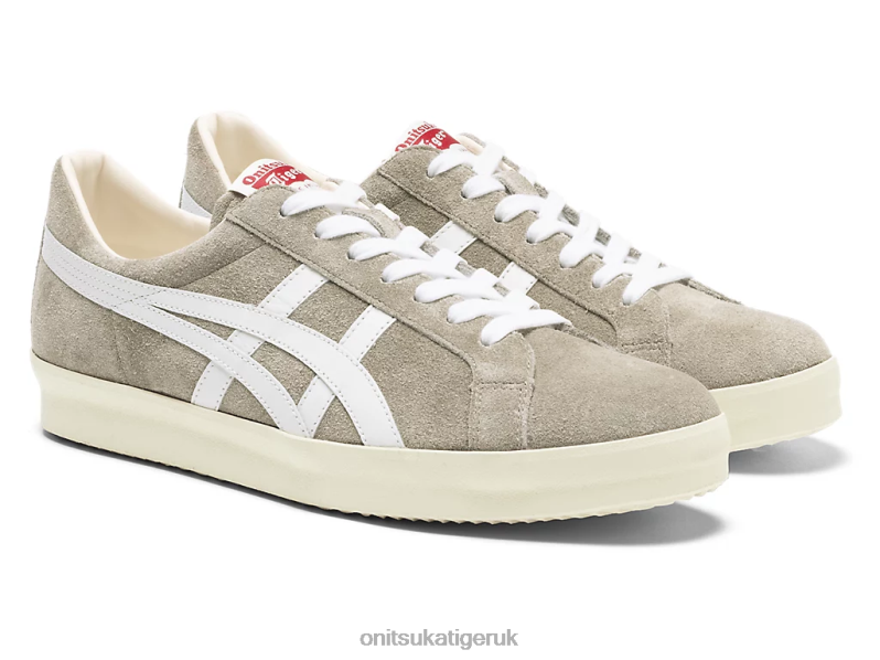 Unisex FABRE NM XTBPR143 Shoes Onitsuka Tiger Pale Beige/White