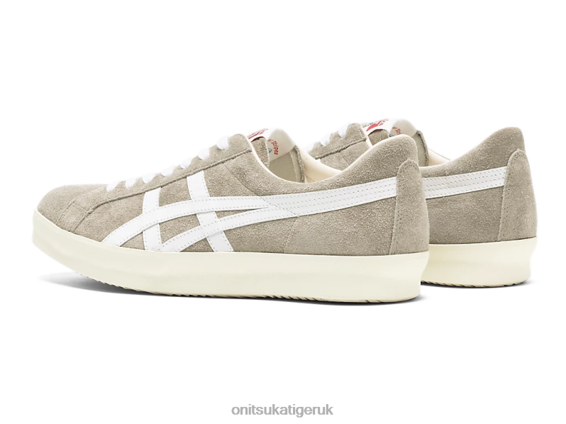 Unisex FABRE NM XTBPR143 Shoes Onitsuka Tiger Pale Beige/White
