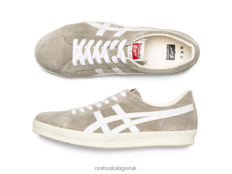 Unisex FABRE NM XTBPR143 Shoes Onitsuka Tiger Pale Beige/White