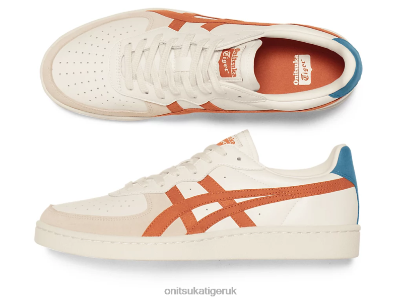 Unisex GSM XTBPR51 Shoes Onitsuka Tiger Cream/Rust Orange