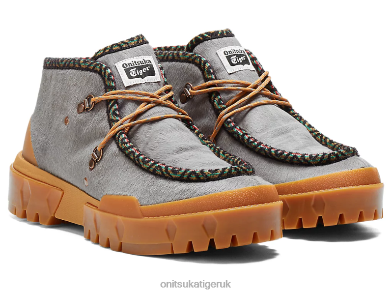 Unisex HMR PEAK FUR BOOT XTBPR167 Shoes Onitsuka Tiger Steeple Grey/Chestnut