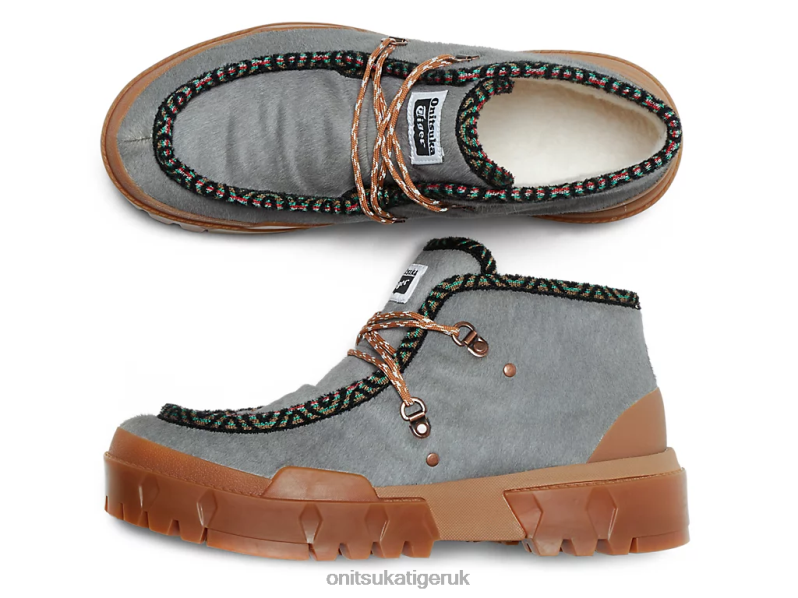 Unisex HMR PEAK FUR BOOT XTBPR167 Shoes Onitsuka Tiger Steeple Grey/Chestnut