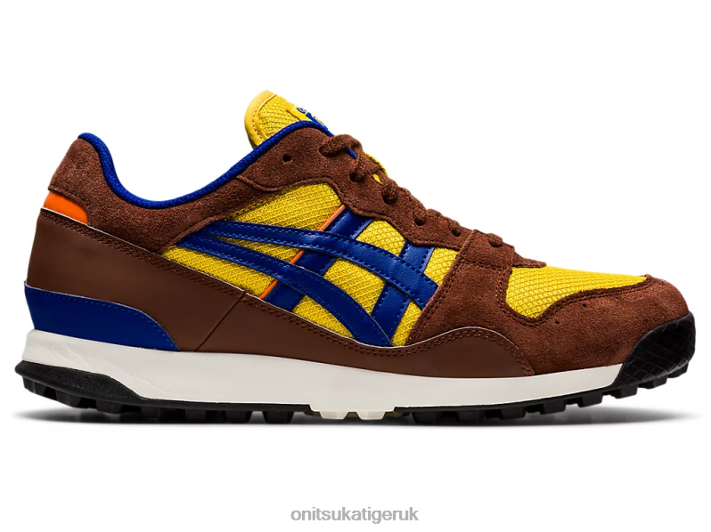 Unisex HORIZONIA XTBPR42 Shoes Onitsuka Tiger Chrome Yellow/Prussian Blue