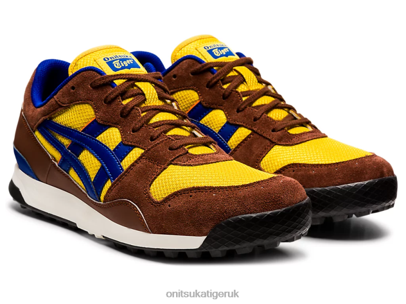 Unisex HORIZONIA XTBPR42 Shoes Onitsuka Tiger Chrome Yellow/Prussian Blue